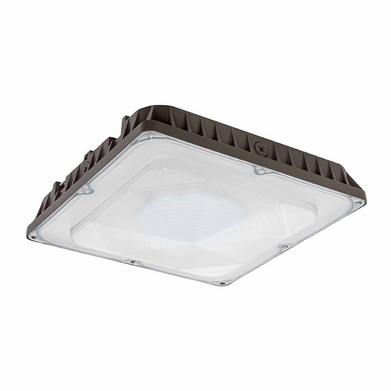 Westgate X-Gen SurFace Canopy Lg Housing Adj. 30W-80W 30K 120-277V 0-10V, Outdoor Lighting, 30W/40W/60W/80W, 120 Lumens/W, 3000K, Bronze 0~10V Dimmable