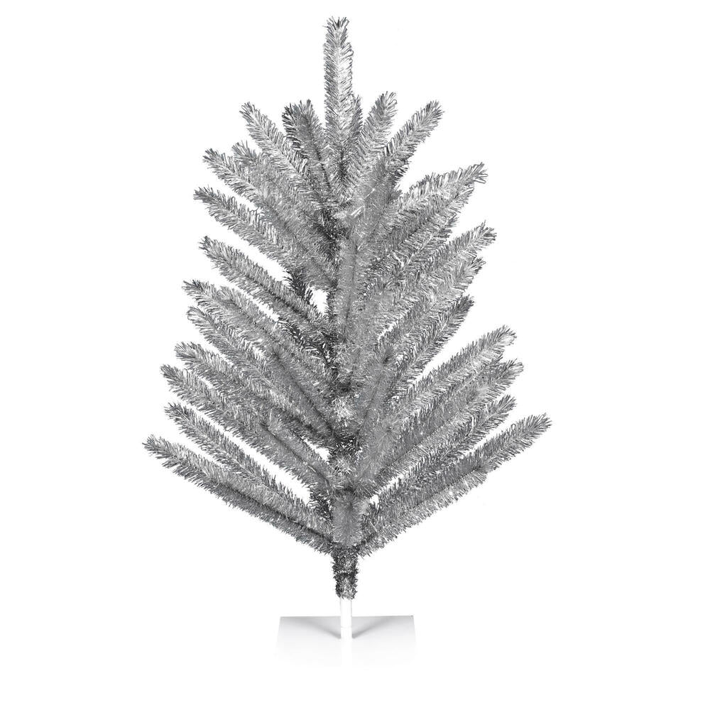 Vickerman 3' x 31" Vintage Aluminum Artificial Christmas Tree Unlit
