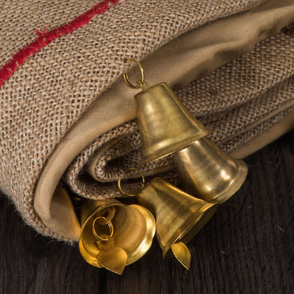 Vickerman Decorative 60" Burlap Jingle Collection Christmas Tree Skirt