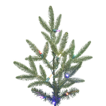 Vickerman 4.5' Deluxe Fraser Fir Artificial Christmas Tree with 300 Multi-Colored LED Lights
