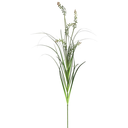 Vickerman 43" PVC Artificial Green Sheep's Grass and Plastic Spray. Includes 6 sprays per pack.