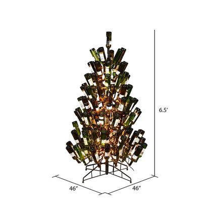 Vickerman 6.5' x 46" Artificial Black Wine Bottle DuraL 600CL