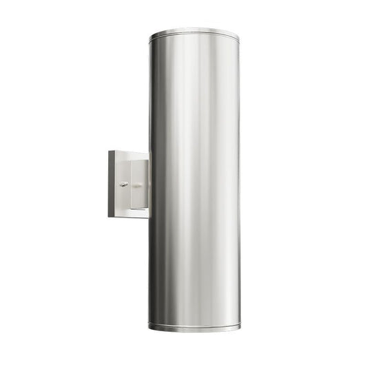 Westgate 6” LED Cylinder Lights, 120~277V, Outdoor Lighting, 40W, 3200 Lumens, 3000K/4000K/5000K, Brushed Nickel Finish