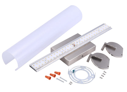 ASD Lighting LED Vanity linear 18inch 20W 120V Triac 3000/4000/5000K Nickel ETL