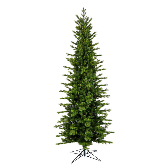 Vickerman 12' x 54" Moutauk Pine Artificial Christmas Pencil Tree Unlit