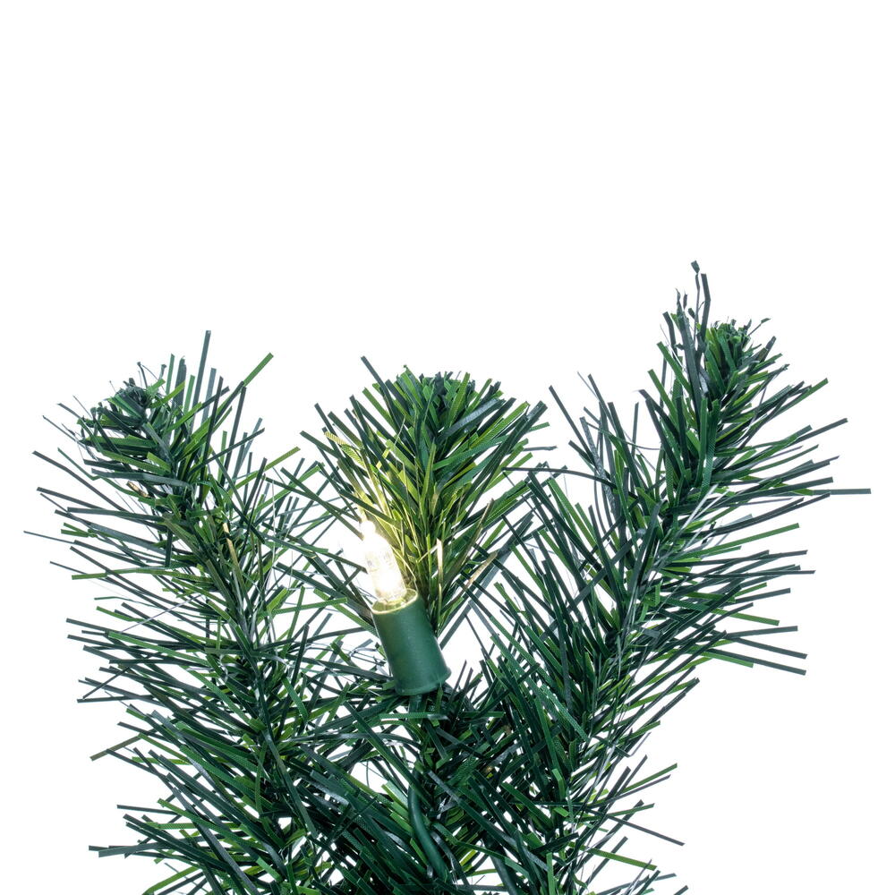 Vickerman 9' Douglas Fir Artificial Christmas Garland Warm White LED Lights