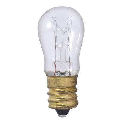 BULBRITE INCANDESCENT S6 CANDELABRA SCREW (E12) 6W DIMMABLE LIGHT BULB 2700K/WARM WHITE 25PK (703006)