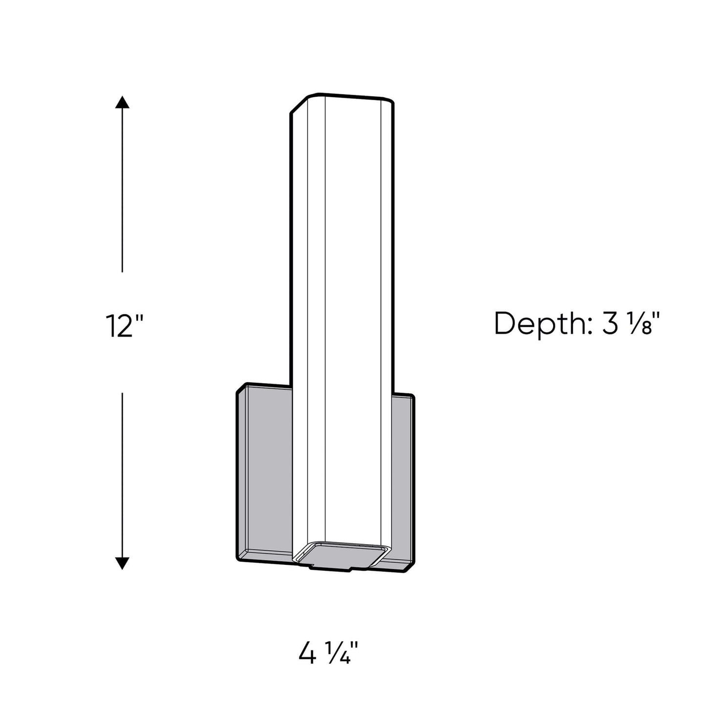 Dals Lighting Color Temperature Changing Lyra Sleek And Noble Vanity Light - 12"-36" - 120V