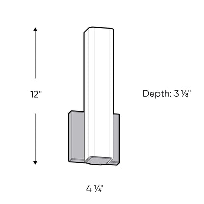 Dals Lighting Color Temperature Changing Lyra Sleek And Noble Vanity Light - 12"-36" - 120V