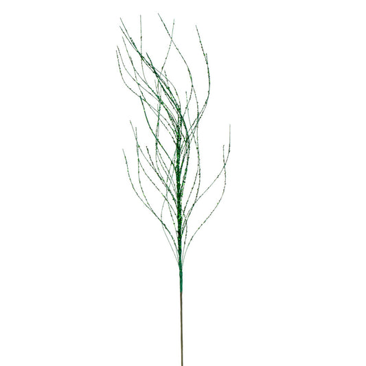 Vickerman 37" Seafoam Wavy Twig Glitter Spray 6 per bag.