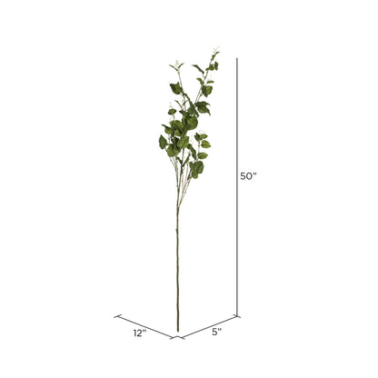 Vickerman 50" Artificial Green Hop Leaf Spray. Includes 2 sprays per pack.