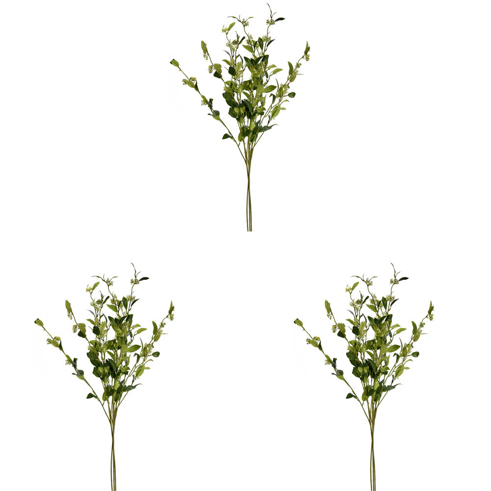 Vickerman 40" Artificial Green Baby's Breath Spray. Includes 3 sprays per pack.