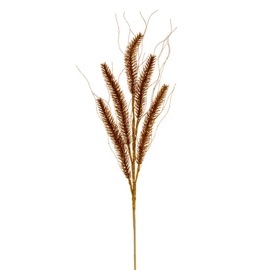 Vickerman 30" Antique Gold Wheat Glitter Spray 6 per bag.
