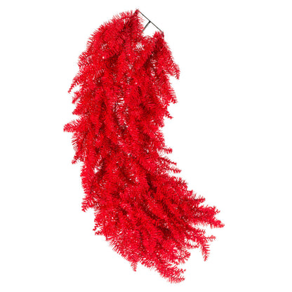Vickerman 60" Red Fir Artificial Christmas Wreath Unlit