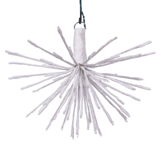 Vickerman 80Lt x 16" White Starburst Pure White 5mm LED Lights.