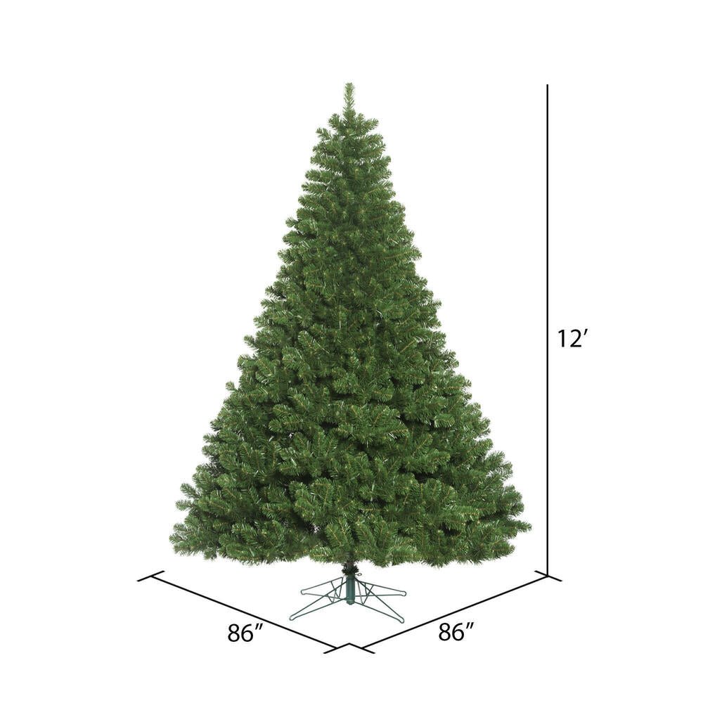 Vickerman 12' Oregon Fir Artificial Christmas Tree Unlit
