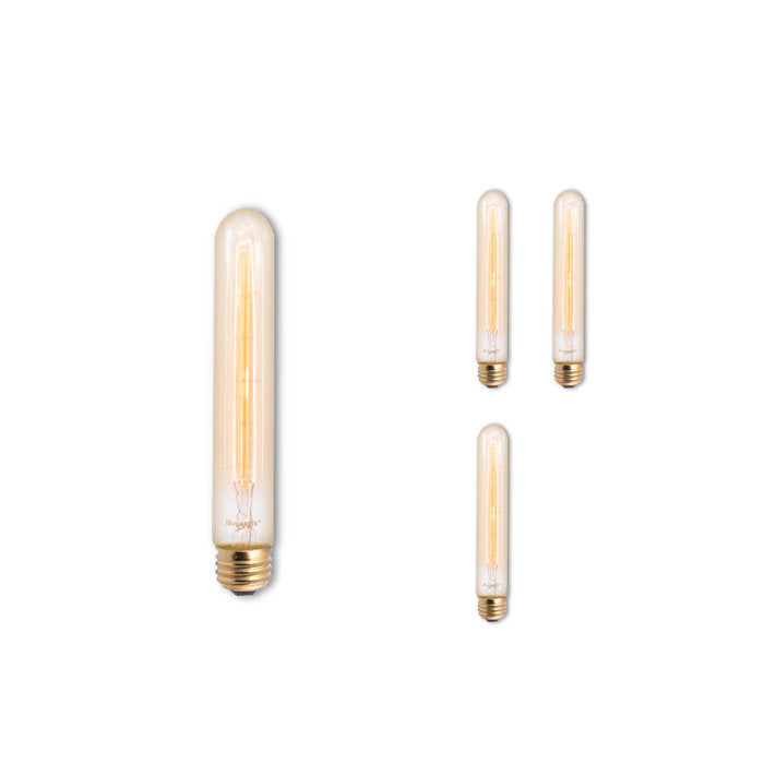 BULBRITE INCANDESCENT T9 MEDIUM SCREW (E26) 30W DIMMABLE NOSTALGIC LIGHT BULB 2200K/AMBER 4PK (133009)