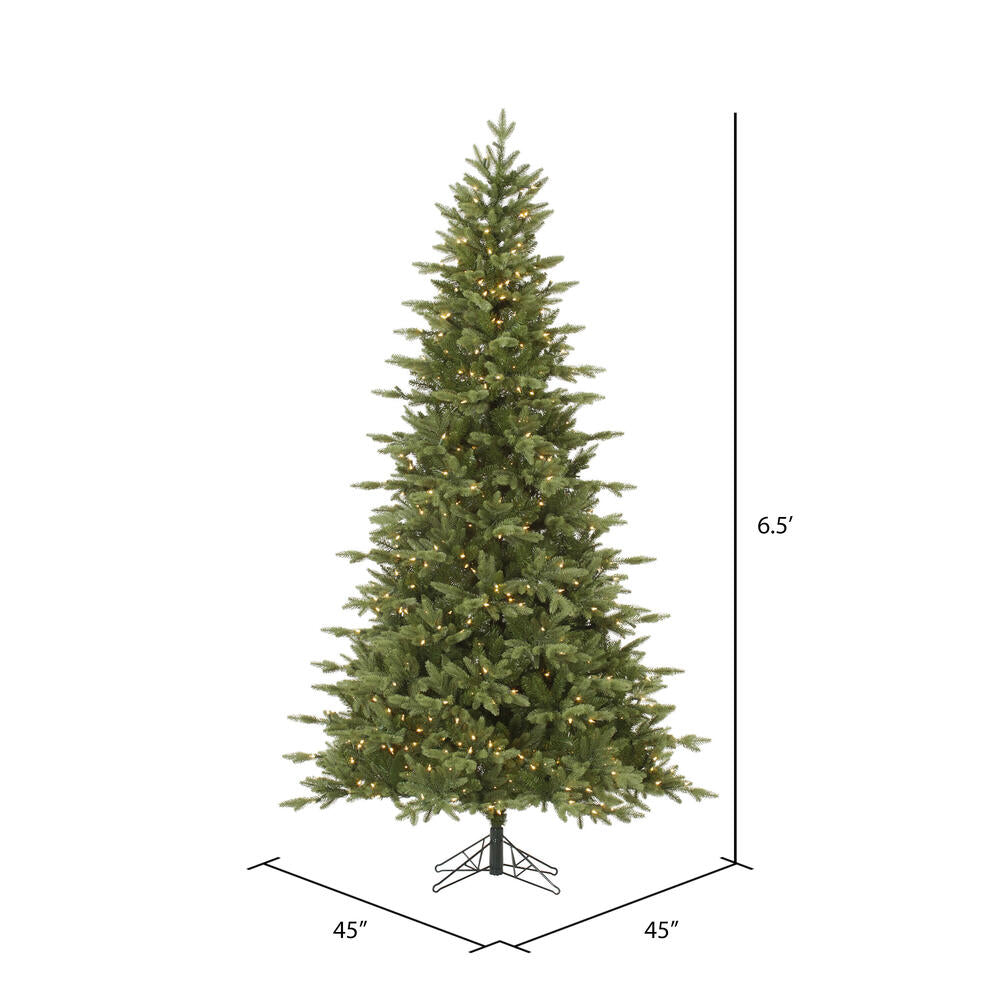Vickerman 6.5' Fresh Balsam Fir Artificial Christmas Tree Clear Dura-Lit® Lights