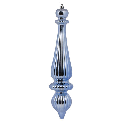 Vickerman 14" Periwinkle Shiny Finial Drop UV