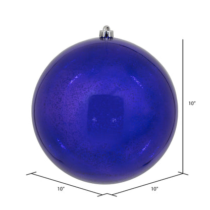 Vickerman 10" Purple Shiny Mercury Ball Ornament