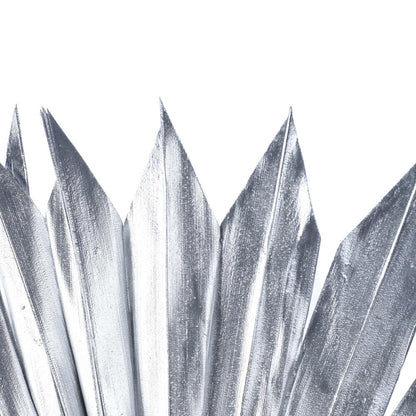 Vickerman Natural Botanicals 13.75 - 19.5" Metallic Silver Dried Palm Sun Spear 12 per bag.