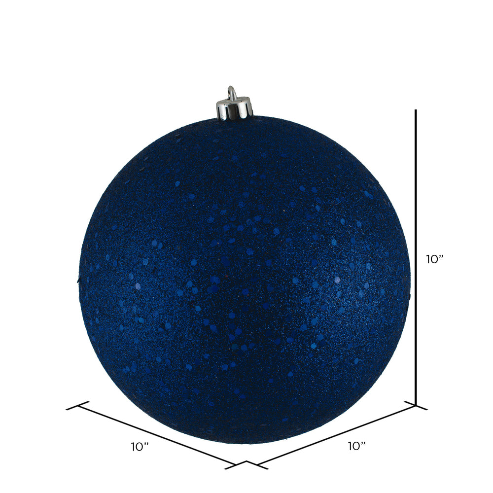 Vickerman 10" Sea Blue Sequin Ball Ornament