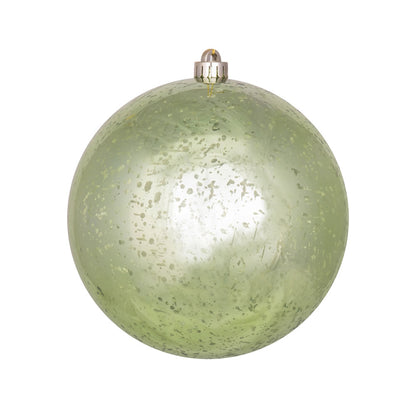 Vickerman 10" Celadon Shiny Mercury Ball Ornament