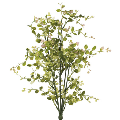Vickerman 22" Artificial Green Bog Pimpernel Leaf Spray. Includes 2 sprays per pack.