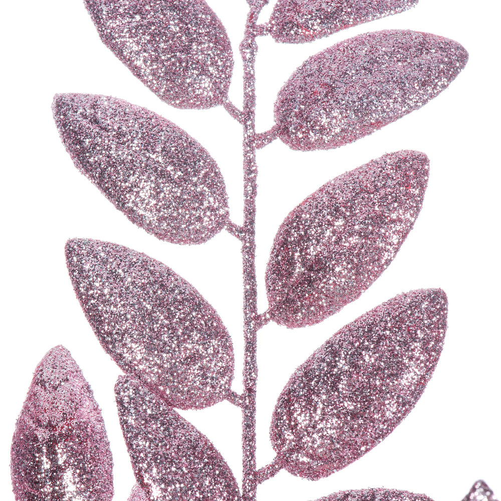Vickerman 22" Mauve Glitter Honey Locust Artificial Christmas Spray. Includes 6 sprays per pack..