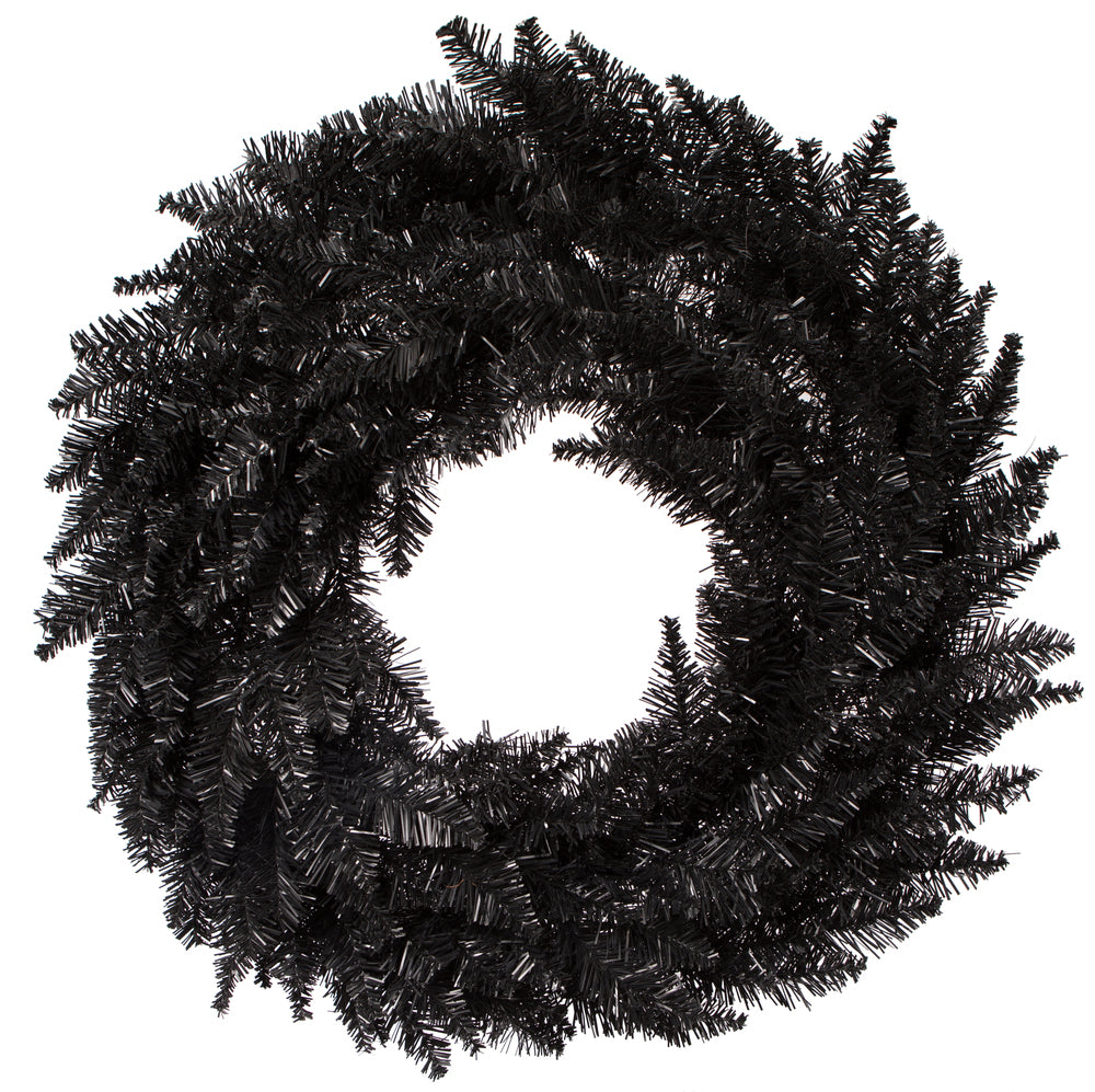 Vickerman 30" Black Fir Artificial Christmas Wreath Unlit