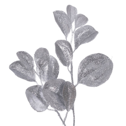 Vickerman 24" Silver Artificial Dogwood Glitter Wreath