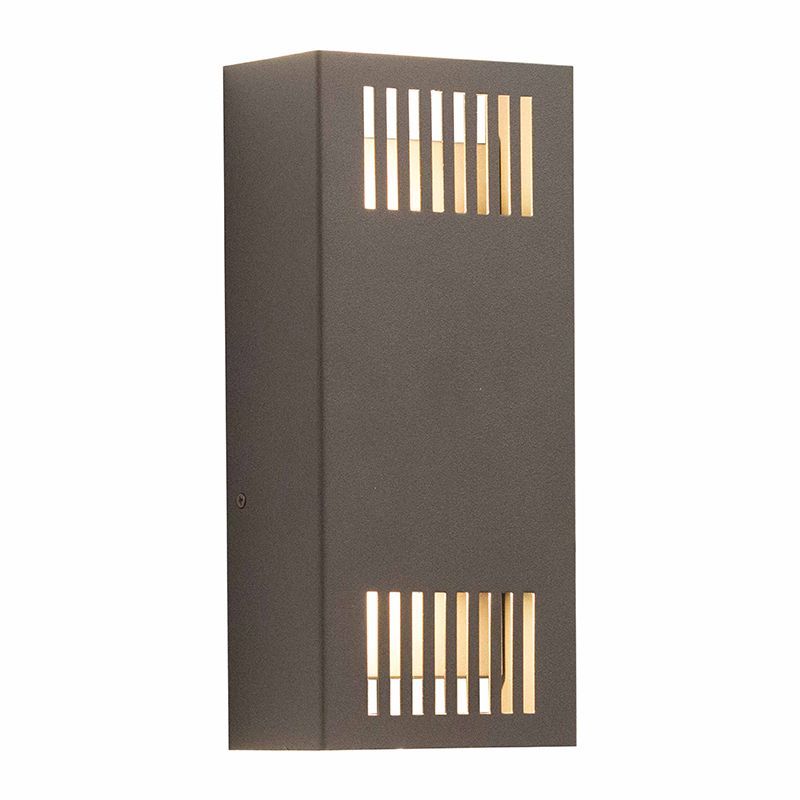 Westgate LED Wall Sconce Light, Outdoor Lighting, 15W, 1300 Lumens, 3000K, Dark Bronze Finish