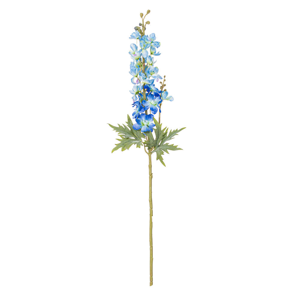 Vickerman 33" Artificial Blue Larkspur Spray. 3 Stems In A Bag.