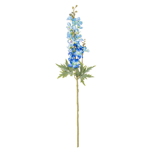 Vickerman 33" Artificial Blue Larkspur Spray. 3 Stems In A Bag.