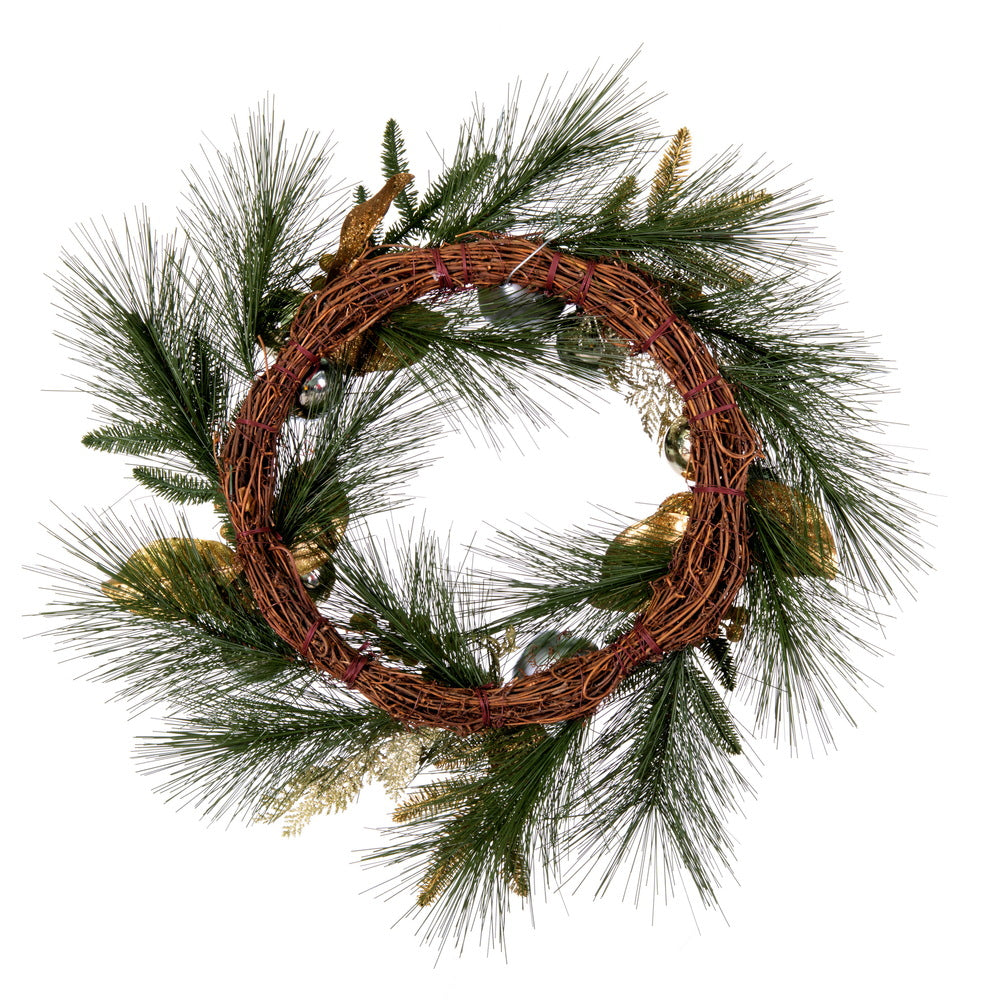 Vickerman 24" Artificial Christmas Wreath Unlit
