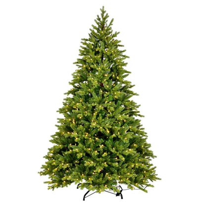 Vickerman 4.5' x 34" Porthill Pine Artificial Christmas Tree Warm White Dura-lit LED Lights