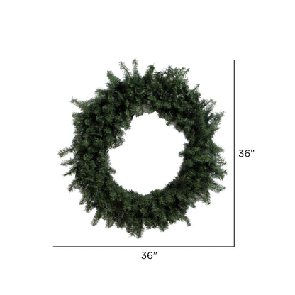 Vickerman 36" Canadian Pine Artificial Christmas Wreath Unlit