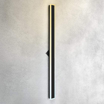 ASD Lighting LED Outdoor Wall Sconce Narrow design 72" 40W 120-277V CCT Selectable 3000/4000/5000K Dimmable Black ETL