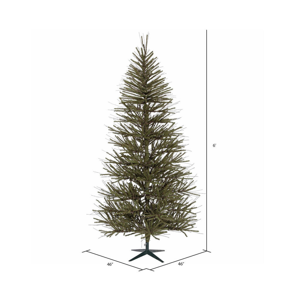 Vickerman 6' Vienna Twig Artificial Christmas Tree Unlit