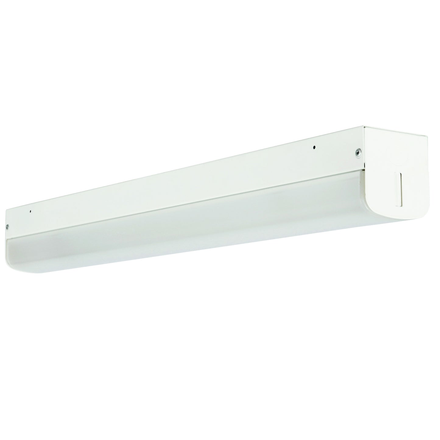 ASD Lighting LED Stairwell Fixture 4ft 22/28/36/44W 120-277V 0-10V Dimmable 140Lm/W 3500/4000/5000K with Motion Sensor White UL DLC Standard