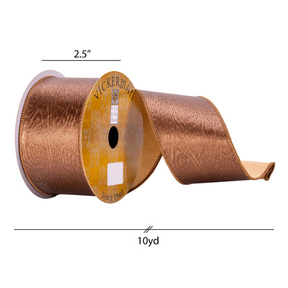 Vickerman 2.5" x 10 Yards Mocha Ribbon