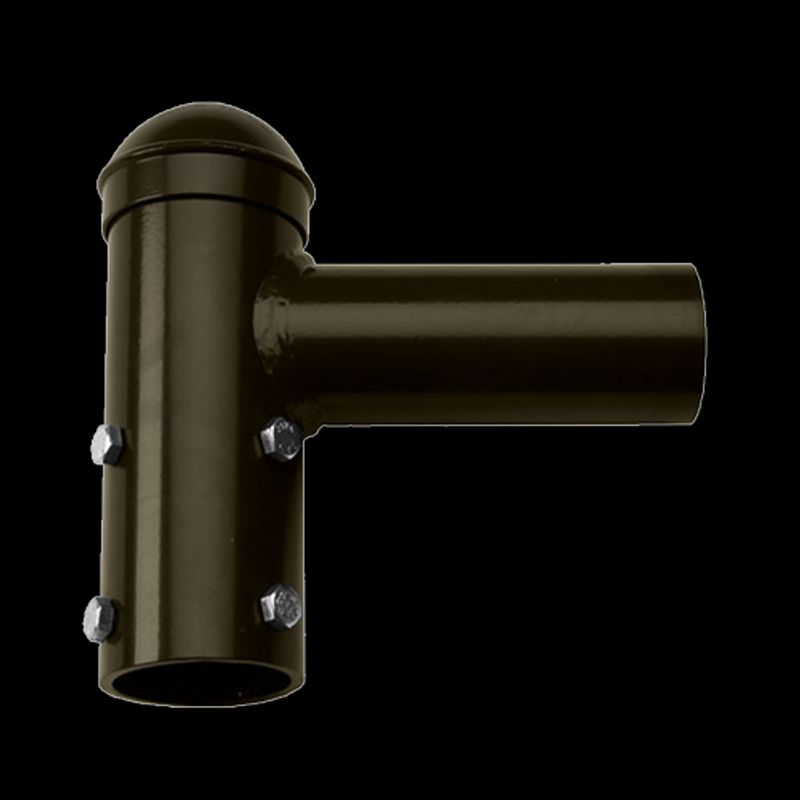 Westgate Pole Tenon Adapter For 1 Fixture @ 90 Degrees, Outdoor Lighting, Bronze Finish