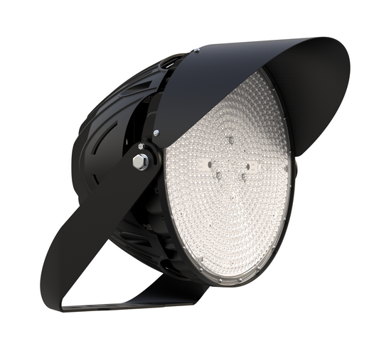 ASD Lighting LED Sport Light 45° 300/400/500W 120-277V 0-10V Dimmable 150Lm/W 5000K Black UL DLC Premium