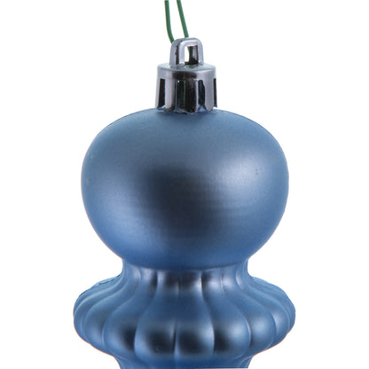 Vickerman 14" Periwinkle Shiny Finial Drop UV