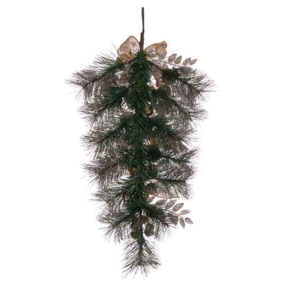 Vickerman 32" Copper and Gold Deco Teardrop