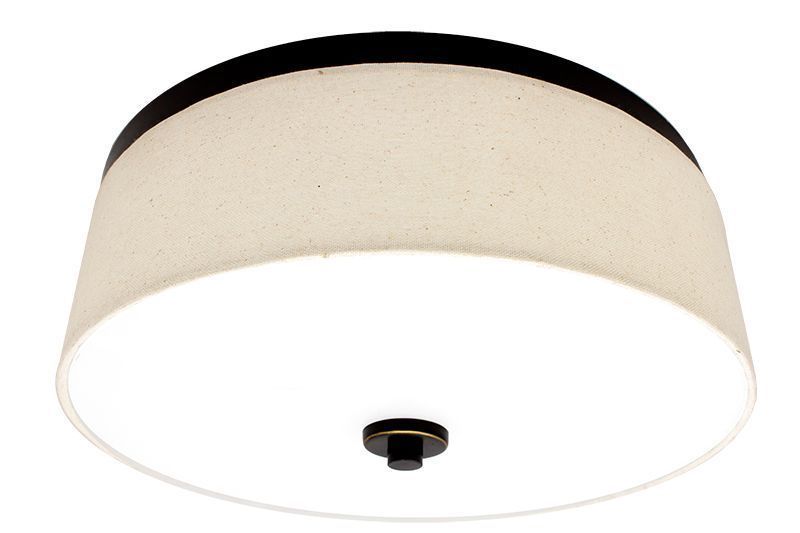 Westgate Integrated LED Fabric Drum 22In 35W 2100 Lumens C90 5Cct 27/30/35/40/50K, Bronze, Residential Lighting, 45W, 2100 Lumens, 27K/30K/35K/40K/50K, Bronze Finish, TRIAC Dimmin