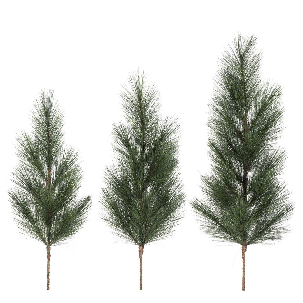 Vickerman 24"/30"/36"Artificial Spruce Tops - Hardneedle Style 3 Piece Set