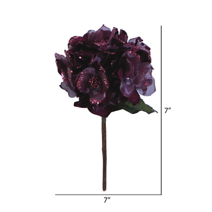 Vickerman 29" Mauve Velvet Hydrangea Artificial Christmas Pick