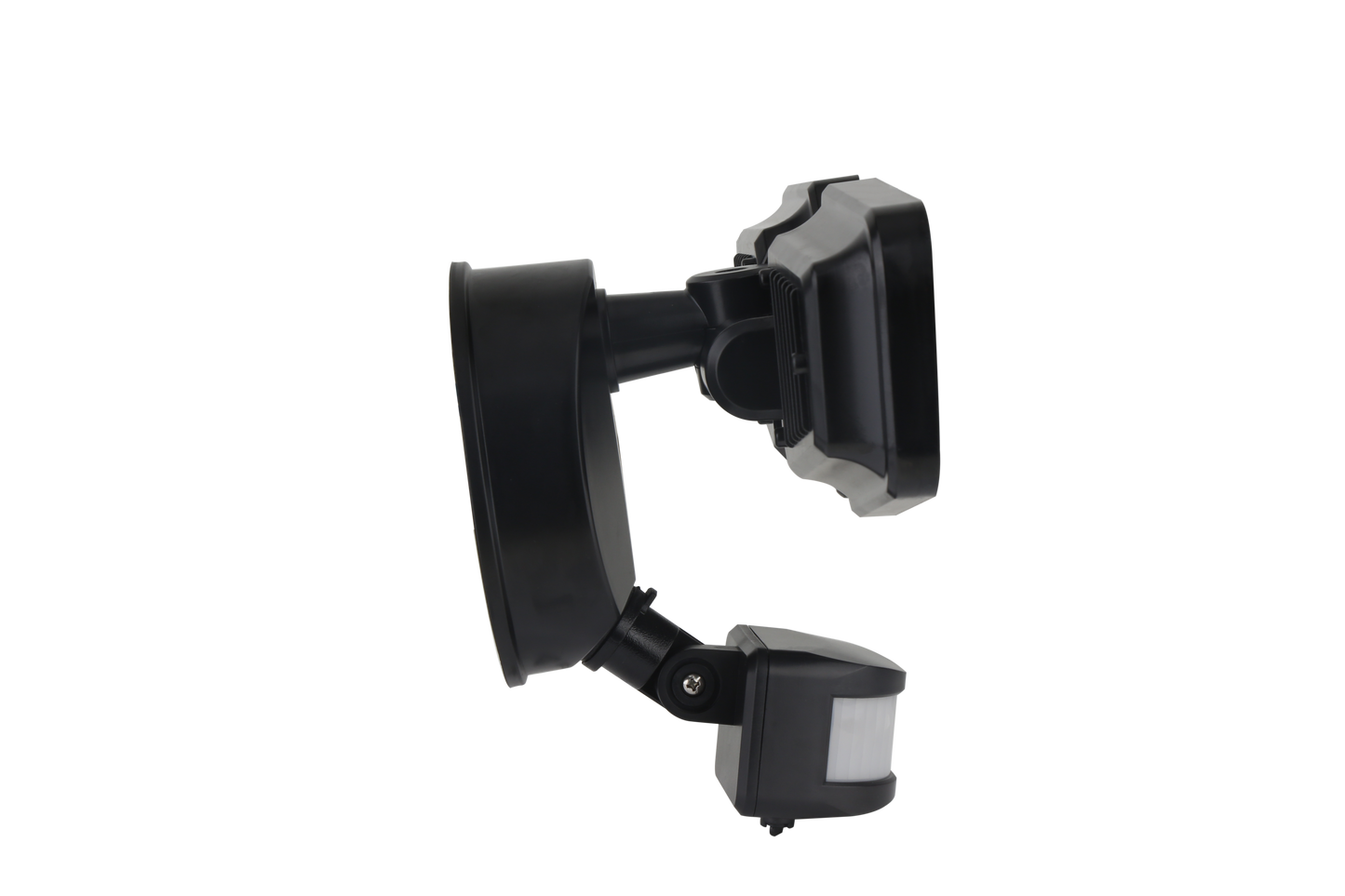 ASD Lighting LED Security Floodlight 2 square heads 20W 120V Non-Dimmable 2700/3000/3500/4000/5000K with 180° Motion Sensor and Photocell Black UL DLC Premium