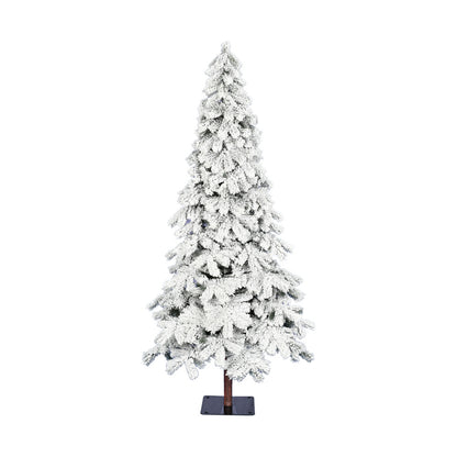 Vickerman 7' Flocked Spruce Artificial Christmas Tree Unlit